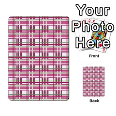 Pink plaid pattern Multi Front 53