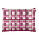 Pink plaid pattern Pillow Case