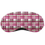 Pink plaid pattern Sleeping Masks