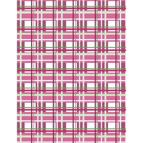 Pink plaid pattern Large Memo Pads from ArtsNow.com 4.125 x5.5  Memopad