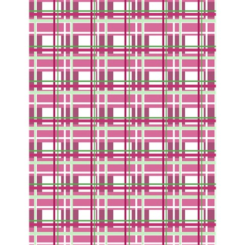 Pink plaid pattern Large Memo Pads from ArtsNow.com 4.125 x5.5  Memopad