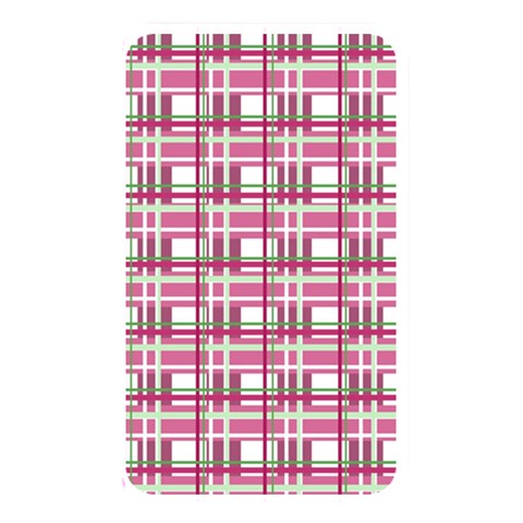 Pink plaid pattern Memory Card Reader from ArtsNow.com Front