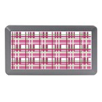Pink plaid pattern Memory Card Reader (Mini)