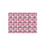 Pink plaid pattern Satin Wrap
