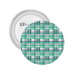 Green plaid pattern 2.25  Buttons