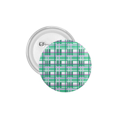 Green plaid pattern 1.75  Buttons from ArtsNow.com Front