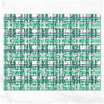 Green plaid pattern Rectangular Jigsaw Puzzl