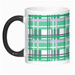 Green plaid pattern Morph Mugs