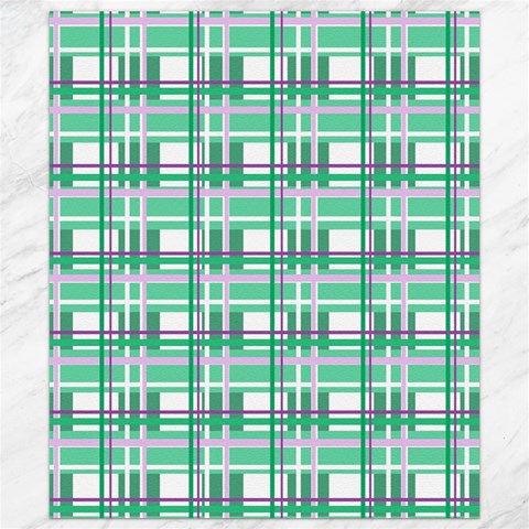 Green plaid pattern Canvas 8  x 10  from ArtsNow.com 8.15 x9.66  Canvas - 1