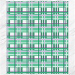 Green plaid pattern Canvas 8  x 10 