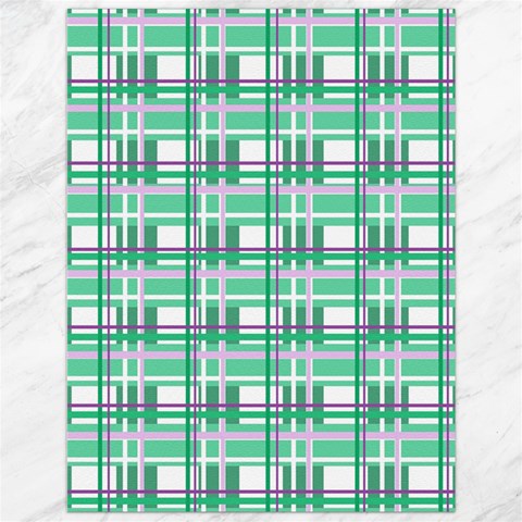 Green plaid pattern Canvas 12  x 16   from ArtsNow.com 11.86 x15.41  Canvas - 1