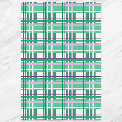 Green plaid pattern Canvas 12  x 18   from ArtsNow.com 11.88 x17.36  Canvas - 1