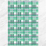 Green plaid pattern Canvas 12  x 18  