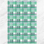 Green plaid pattern Canvas 12  x 18  