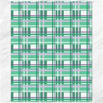 Green plaid pattern Canvas 16  x 20  