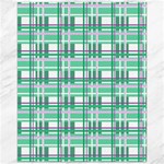 Green plaid pattern Canvas 16  x 20  