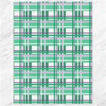 Green plaid pattern Canvas 18  x 24  