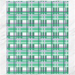 Green plaid pattern Canvas 20  x 24  