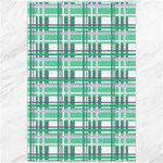 Green plaid pattern Canvas 20  x 30  