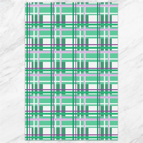 Green plaid pattern Canvas 24  x 36  from ArtsNow.com 23.35 x34.74  Canvas - 1