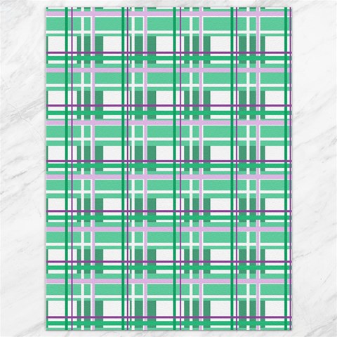 Green plaid pattern Canvas 36  x 48   from ArtsNow.com 35.26 x46.15  Canvas - 1