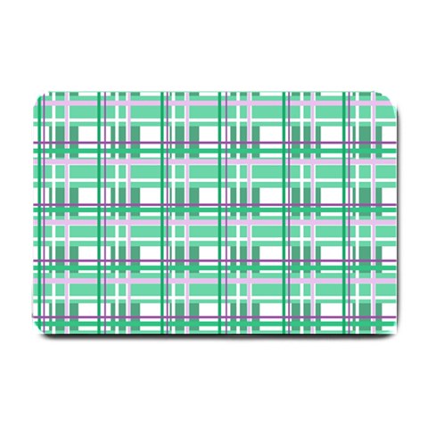 Green plaid pattern Small Doormat  from ArtsNow.com 24 x16  Door Mat
