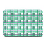 Green plaid pattern Plate Mats