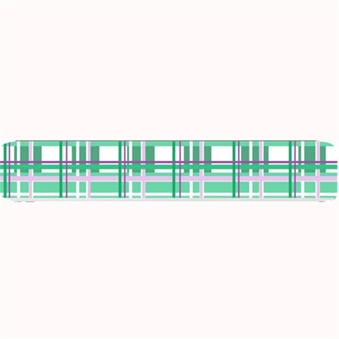 Green plaid pattern Small Bar Mats from ArtsNow.com 24 x4  Bar Mat