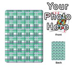 Green plaid pattern Multi-purpose Cards (Rectangle) 