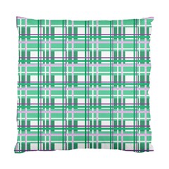 Green plaid pattern Standard Cushion Case (Two Sides) from ArtsNow.com Front