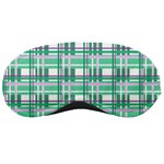 Green plaid pattern Sleeping Masks