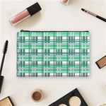 Green plaid pattern Cosmetic Bag (Medium) 