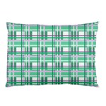 Green plaid pattern Pillow Case (Two Sides)