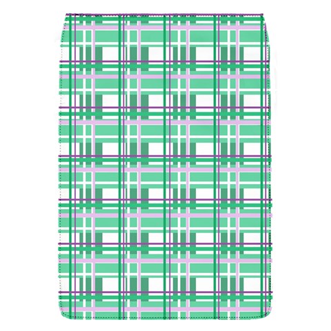 Green plaid pattern Flap Covers (S)  from ArtsNow.com Front