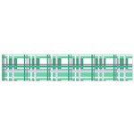 Green plaid pattern Flano Scarf (Small)
