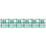 Green plaid pattern Flano Scarf (Small)