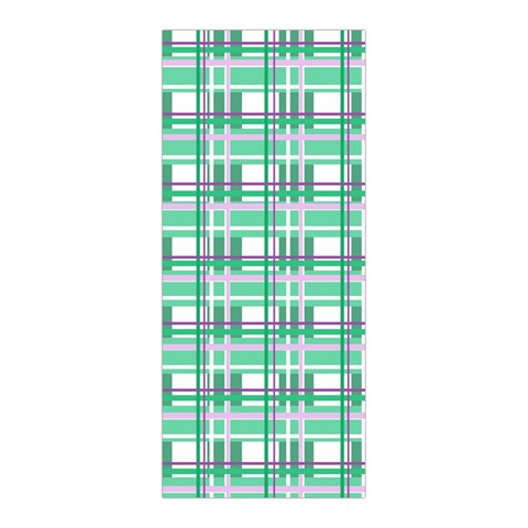 Green plaid pattern Pleated Skirt from ArtsNow.com Front Pleats
