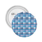 Blue plaid pattern 2.25  Buttons