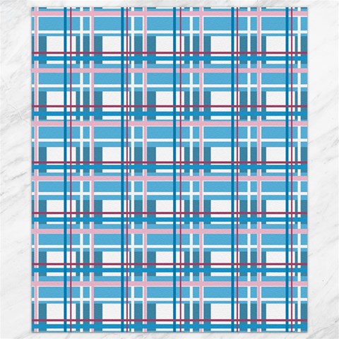 Blue plaid pattern Canvas 8  x 10  from ArtsNow.com 8.15 x9.66  Canvas - 1