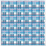 Blue plaid pattern Canvas 12  x 12  