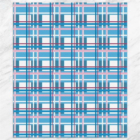 Blue plaid pattern Canvas 20  x 24   from ArtsNow.com 19.57 x23.15  Canvas - 1
