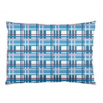 Blue plaid pattern Pillow Case