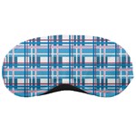 Blue plaid pattern Sleeping Masks