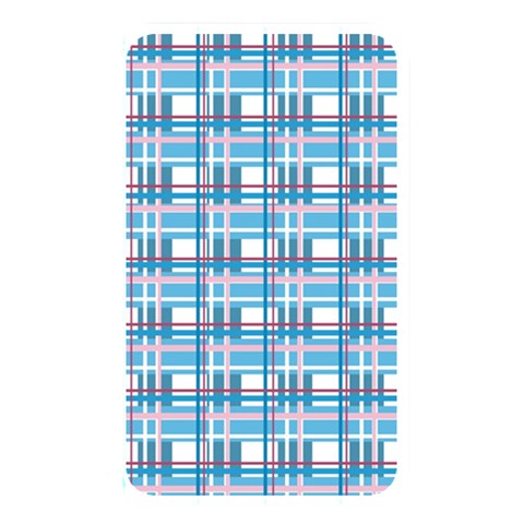 Blue plaid pattern Memory Card Reader from ArtsNow.com Front