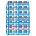 Blue plaid pattern Flap Covers (L) 