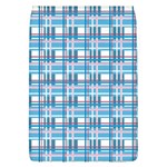 Blue plaid pattern Flap Covers (L) 