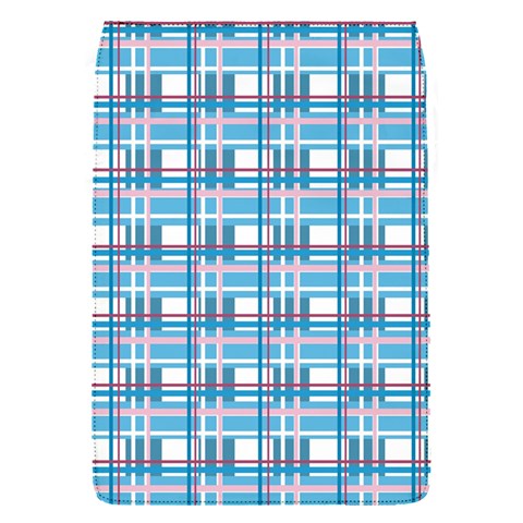 Blue plaid pattern Flap Covers (S)  from ArtsNow.com Front