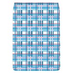 Blue plaid pattern Flap Covers (S) 