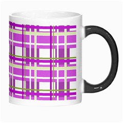 Purple plaid pattern Morph Mugs from ArtsNow.com Right