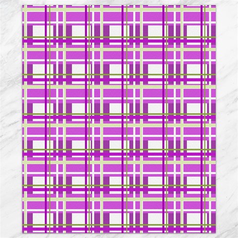 Purple plaid pattern Canvas 8  x 10  from ArtsNow.com 8.15 x9.66  Canvas - 1